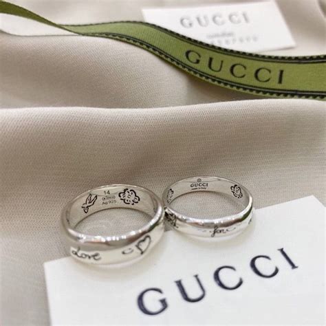 couple rings gucci|gucci wedding ring.